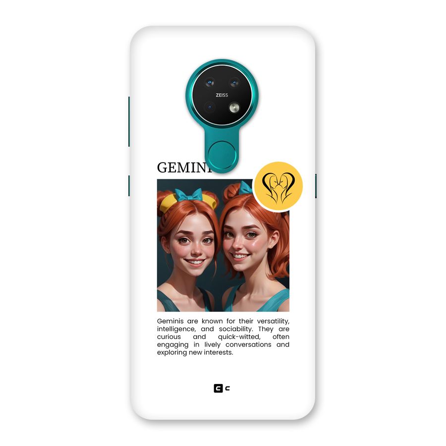 Golden Gemini Back Case for Nokia 7.2