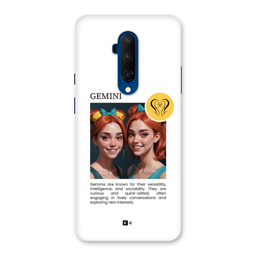 Golden Gemini Back Case for OnePlus 7T Pro