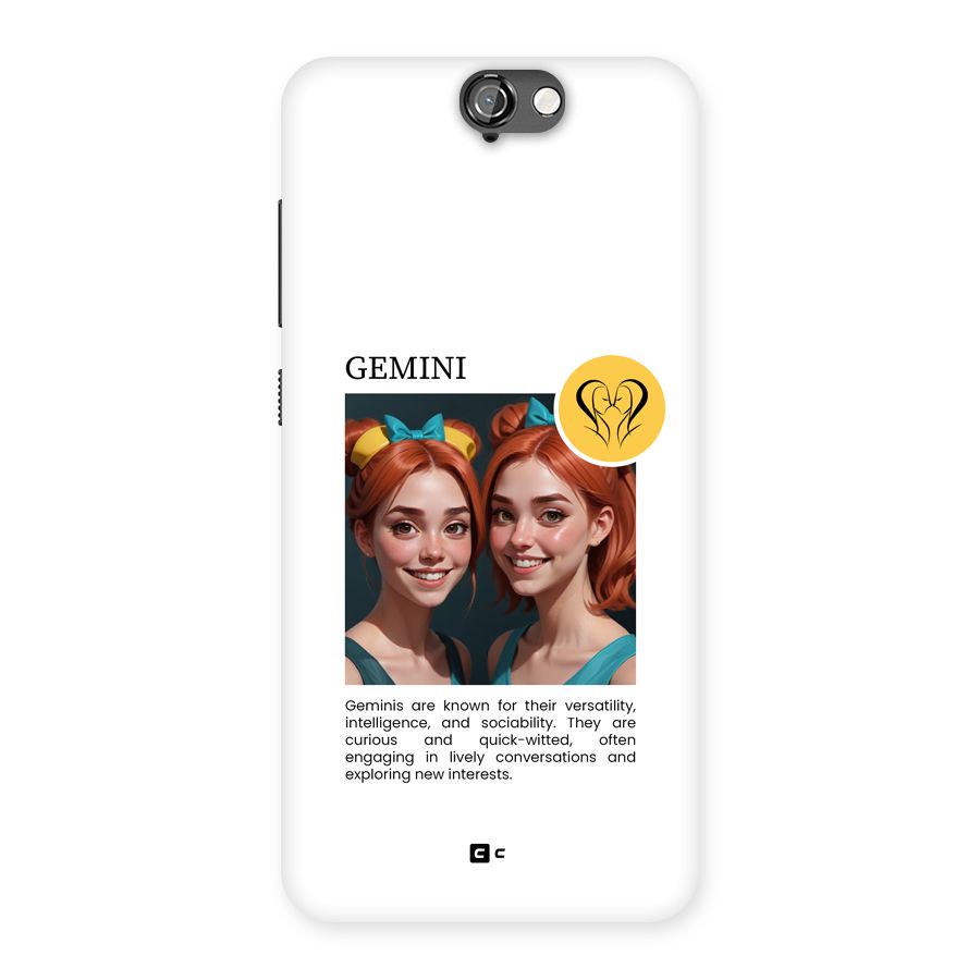 Golden Gemini Back Case for One A9
