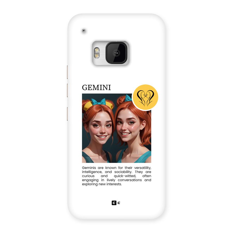 Golden Gemini Back Case for One M9