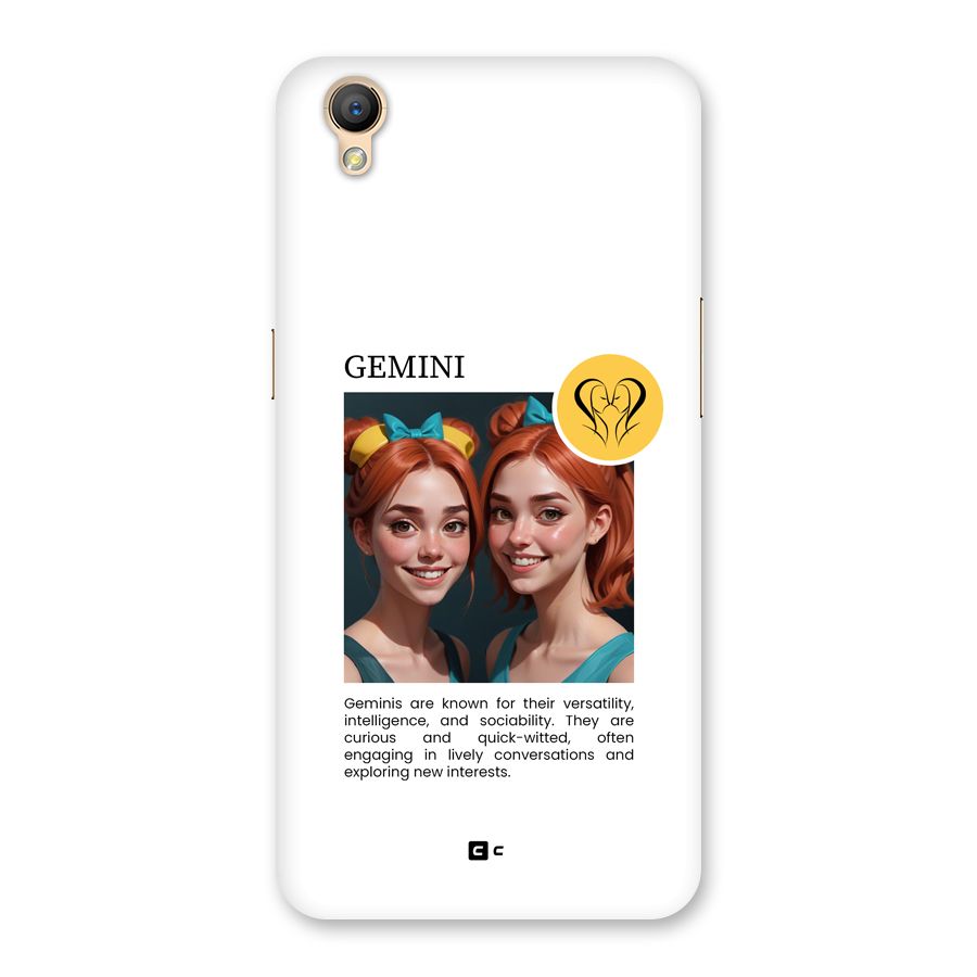 Golden Gemini Back Case for Oppo A37