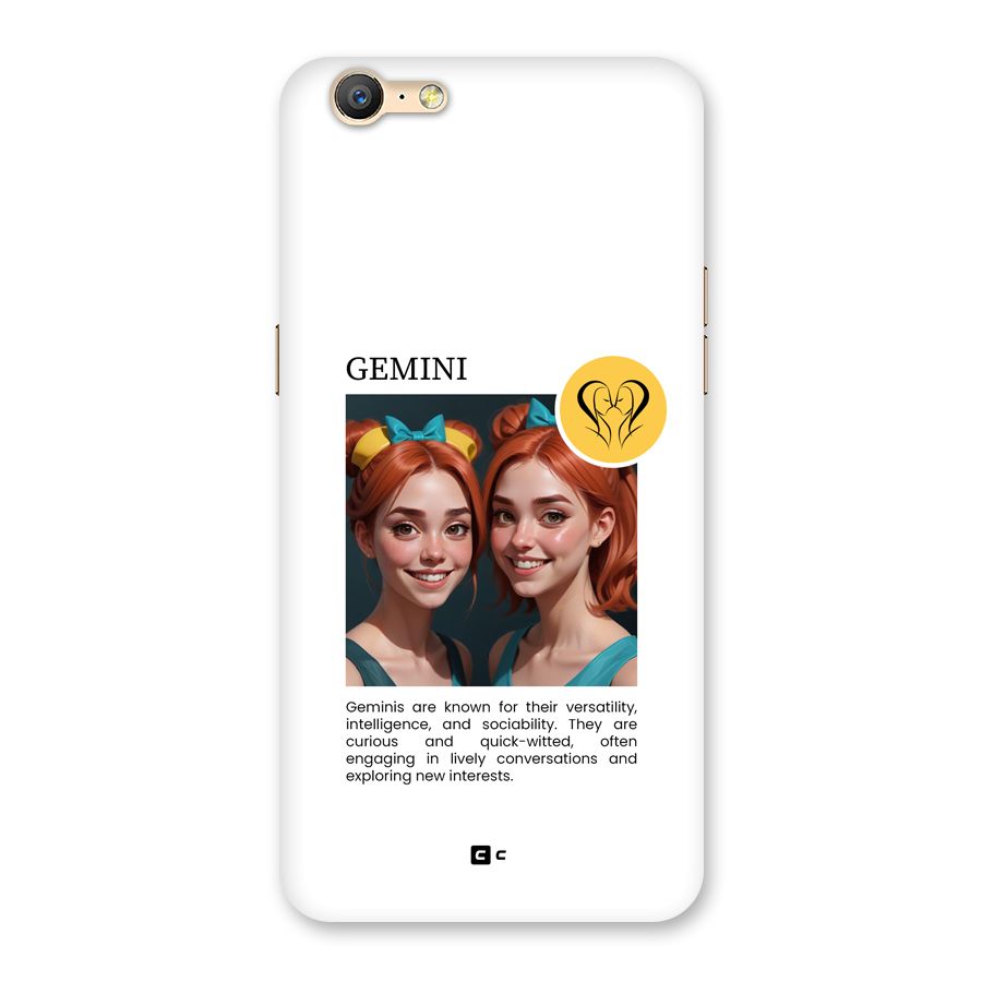 Golden Gemini Back Case for Oppo A39