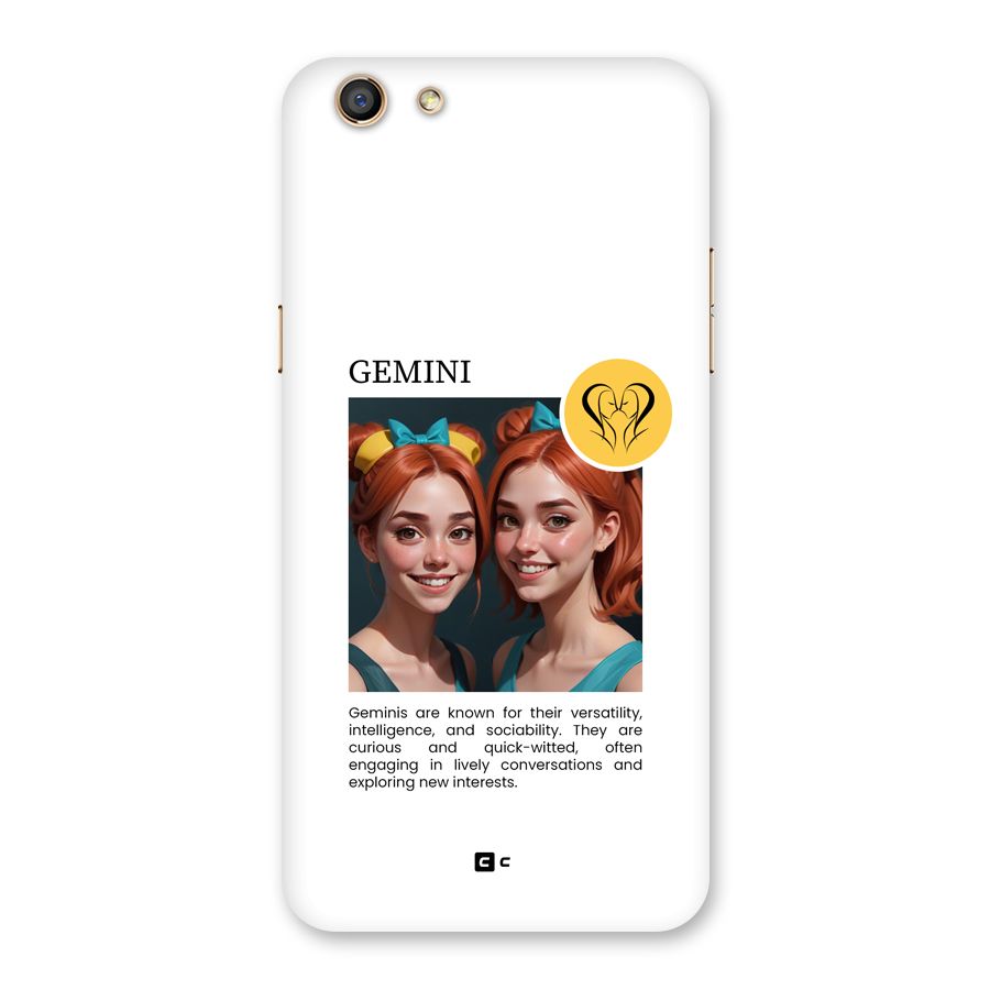 Golden Gemini Back Case for Oppo F3