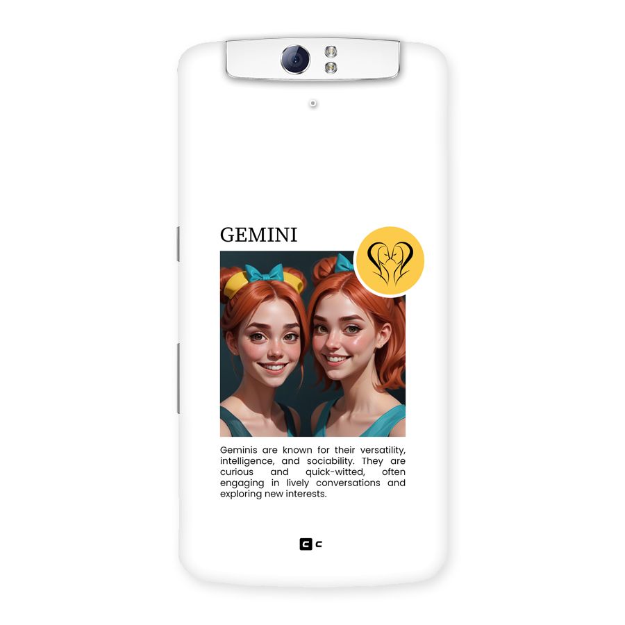Golden Gemini Back Case for Oppo N1