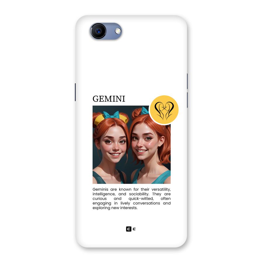 Golden Gemini Back Case for Realme 1