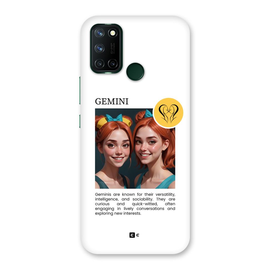 Golden Gemini Back Case for Realme 7i