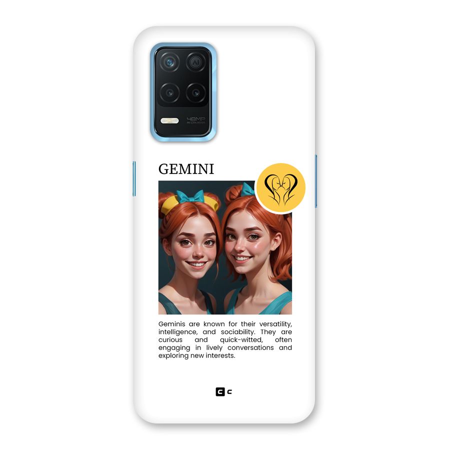 Golden Gemini Back Case for Realme 8s 5G