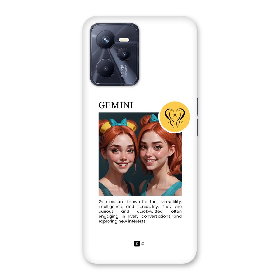 Golden Gemini Back Case for Realme C35