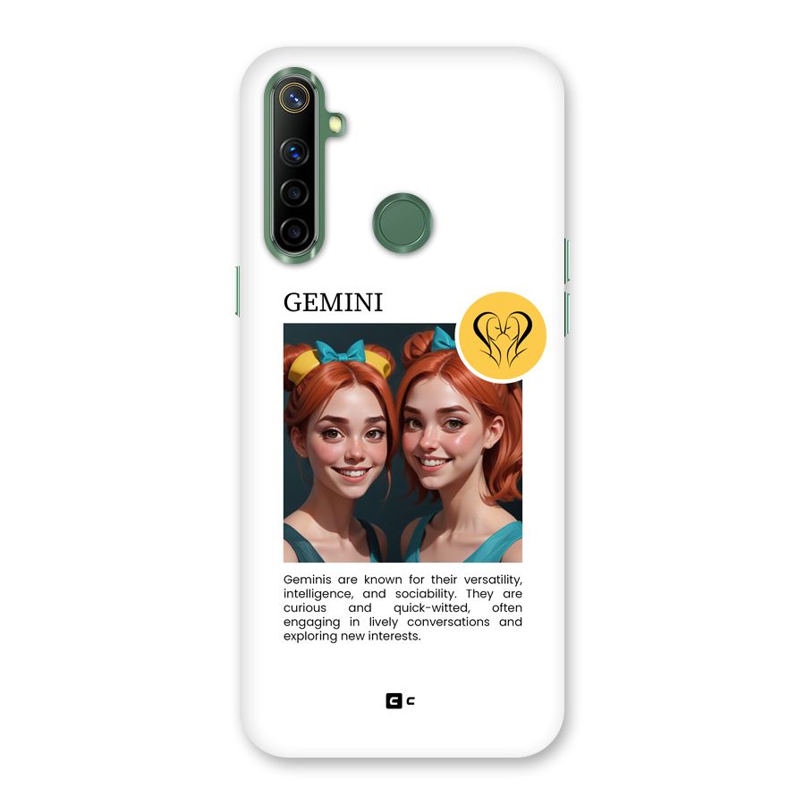 Golden Gemini Back Case for Realme Narzo 10