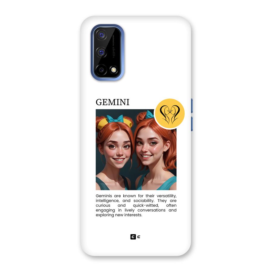 Golden Gemini Back Case for Realme Narzo 30 Pro