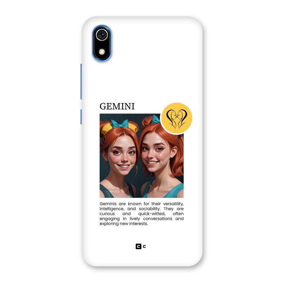 Golden Gemini Back Case for Redmi 7A