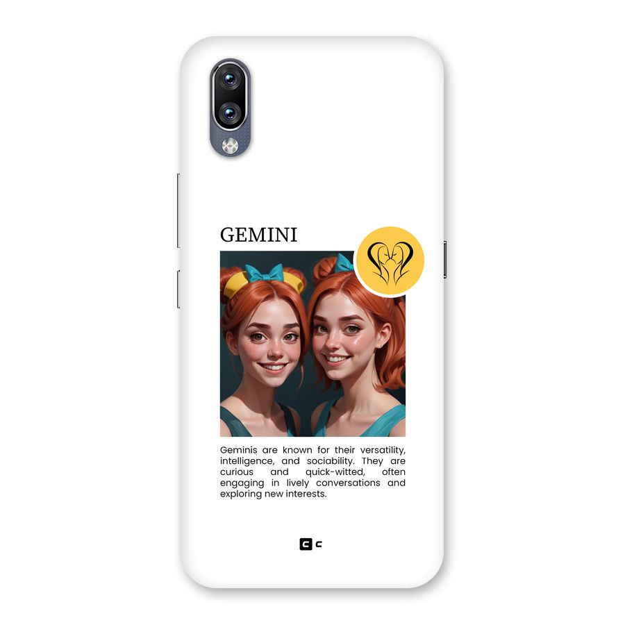 Golden Gemini Back Case for Vivo NEX