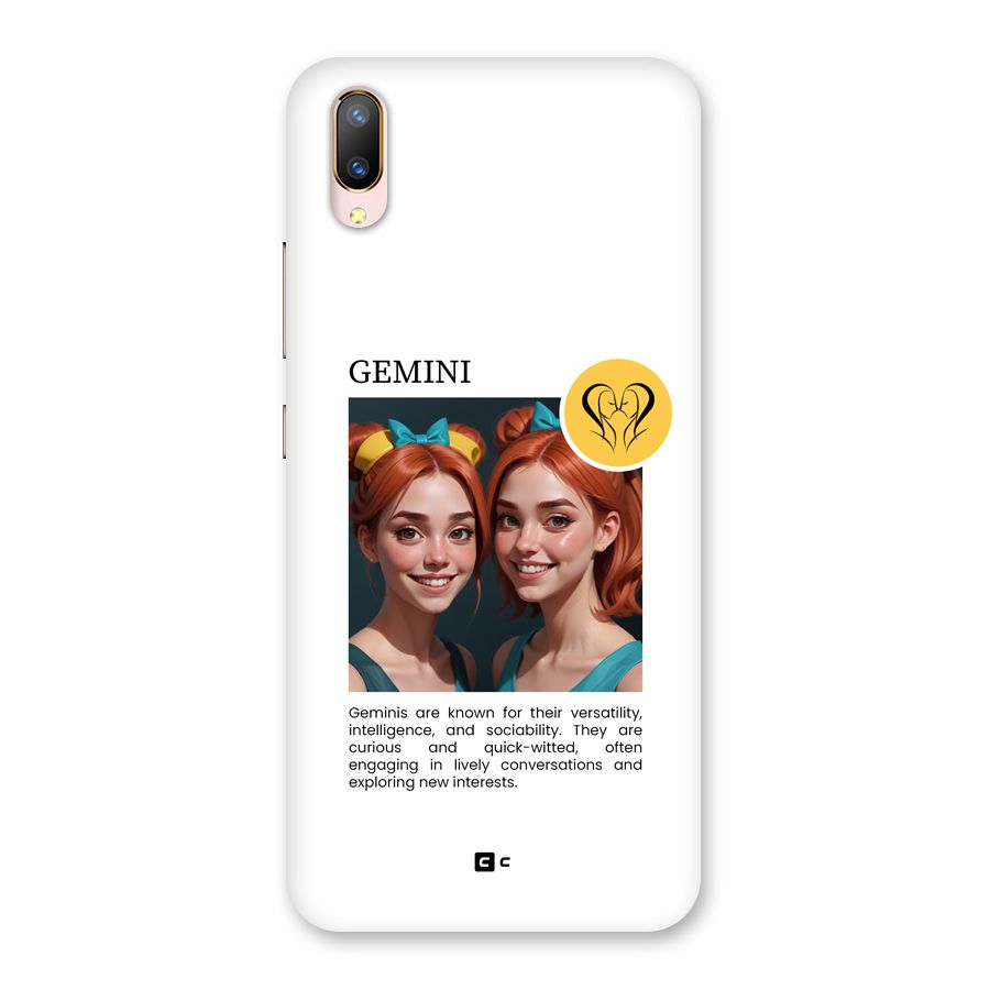 Golden Gemini Back Case for Vivo V11 Pro