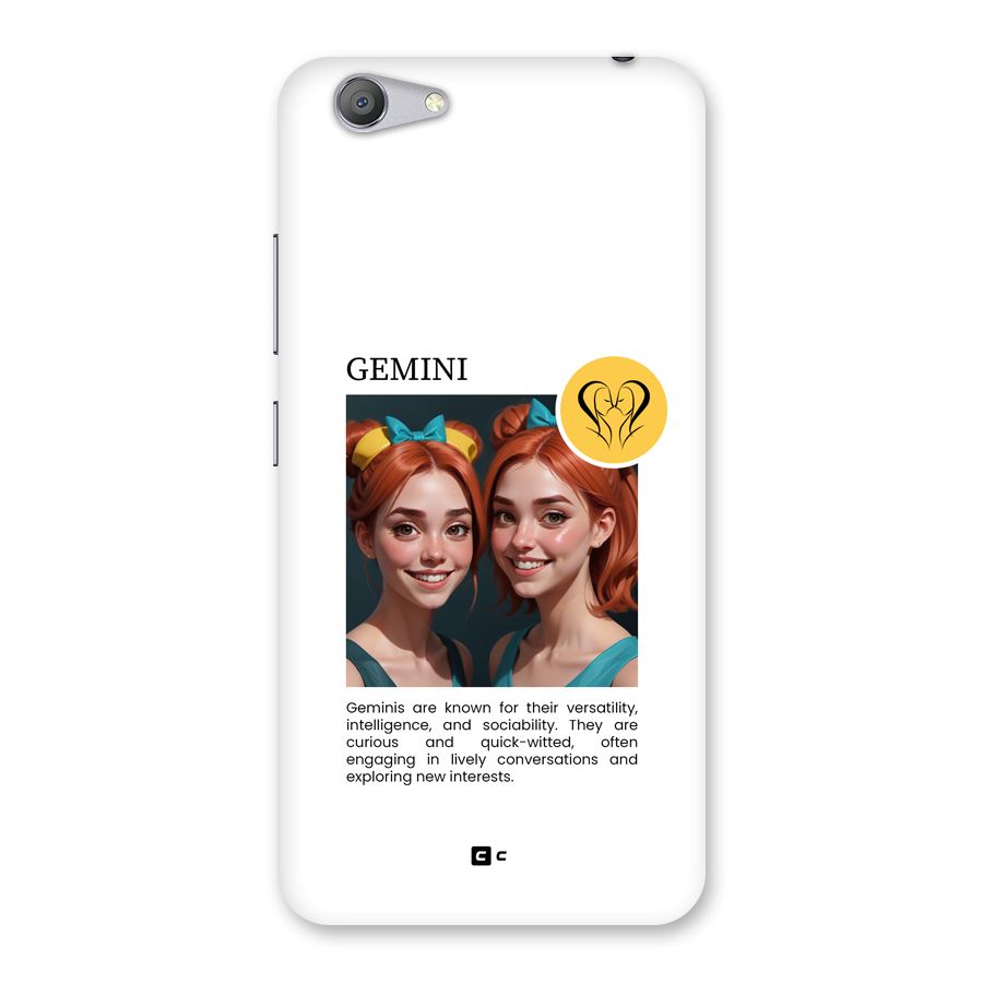 Golden Gemini Back Case for Vivo Y53