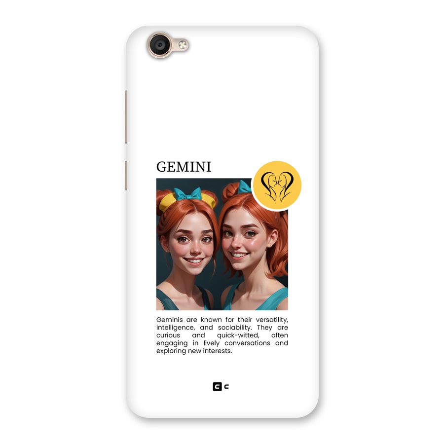 Golden Gemini Back Case for Vivo Y55s