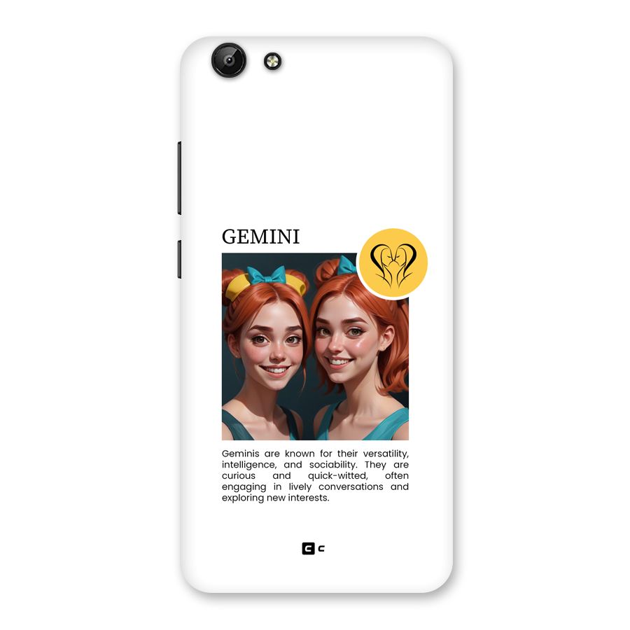 Golden Gemini Back Case for Vivo Y69