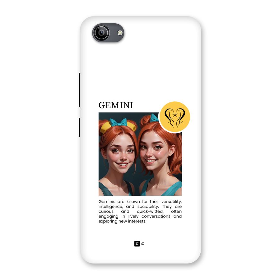 Golden Gemini Back Case for Vivo Y81i