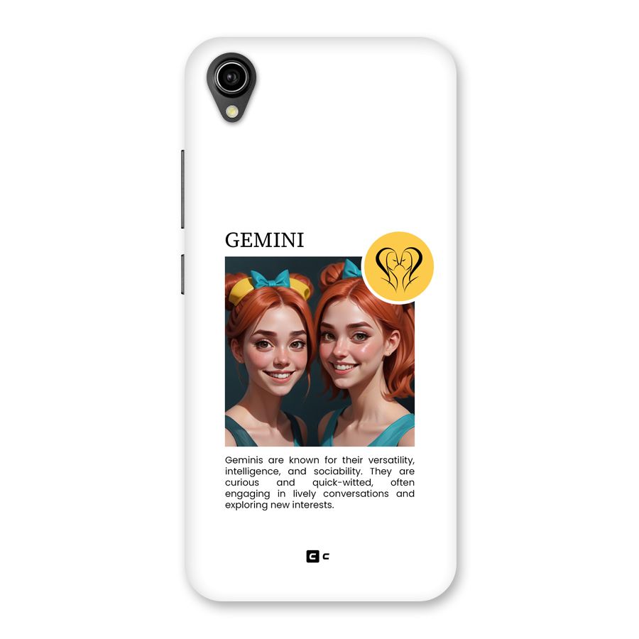 Golden Gemini Back Case for Vivo Y90