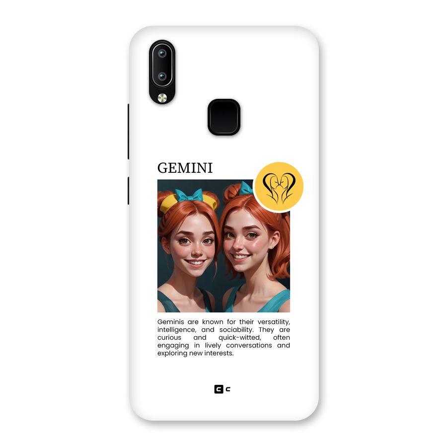 Golden Gemini Back Case for Vivo Y93