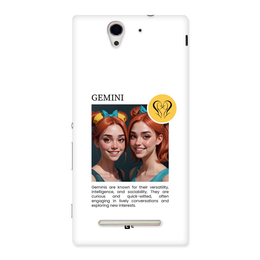 Golden Gemini Back Case for Xperia C3