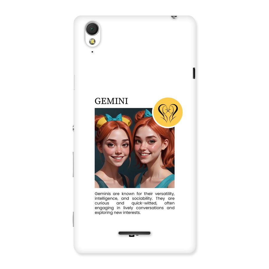 Golden Gemini Back Case for Xperia T3