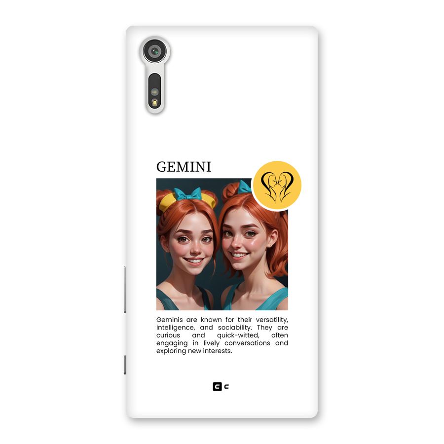 Golden Gemini Back Case for Xperia XZ