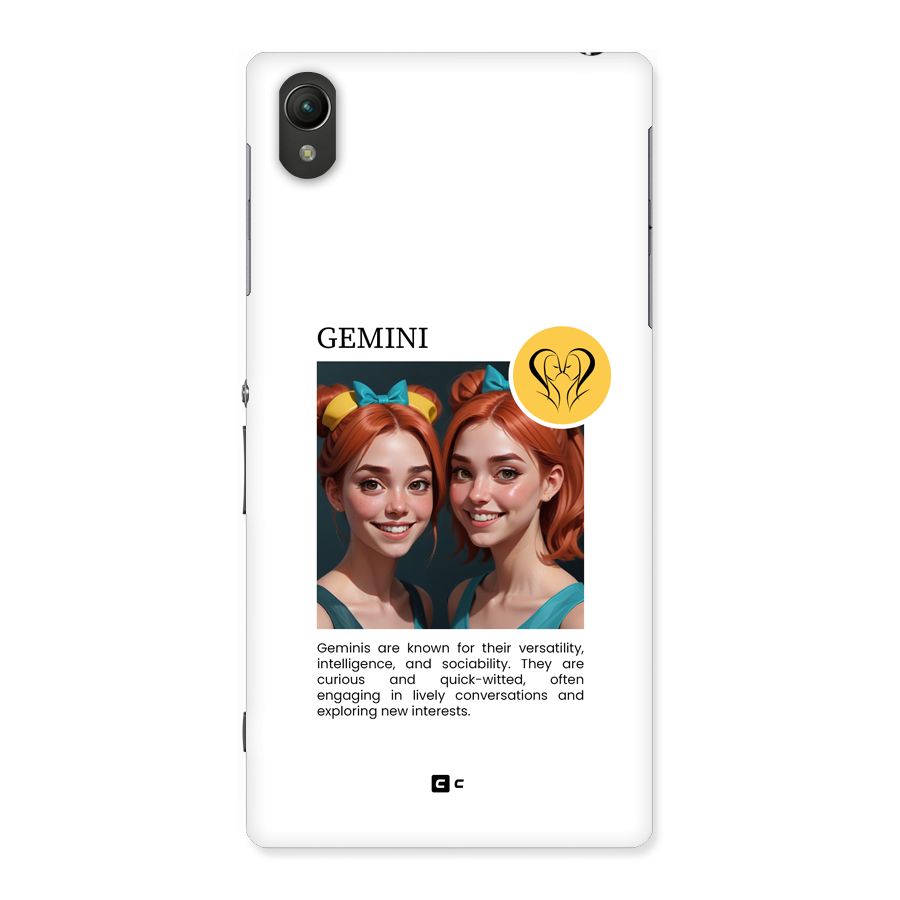 Golden Gemini Back Case for Xperia Z1