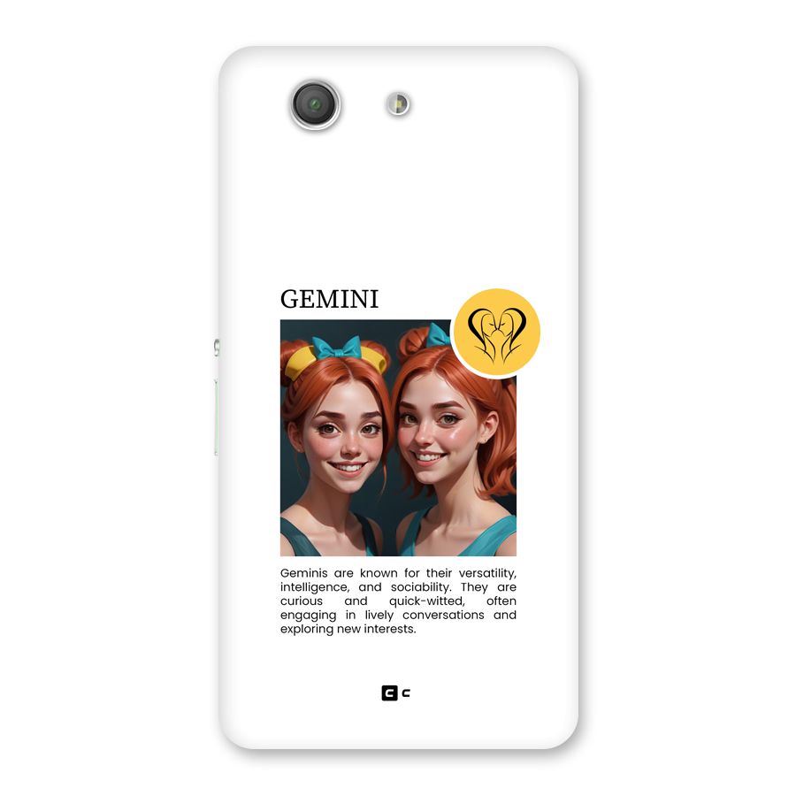 Golden Gemini Back Case for Xperia Z3 Compact