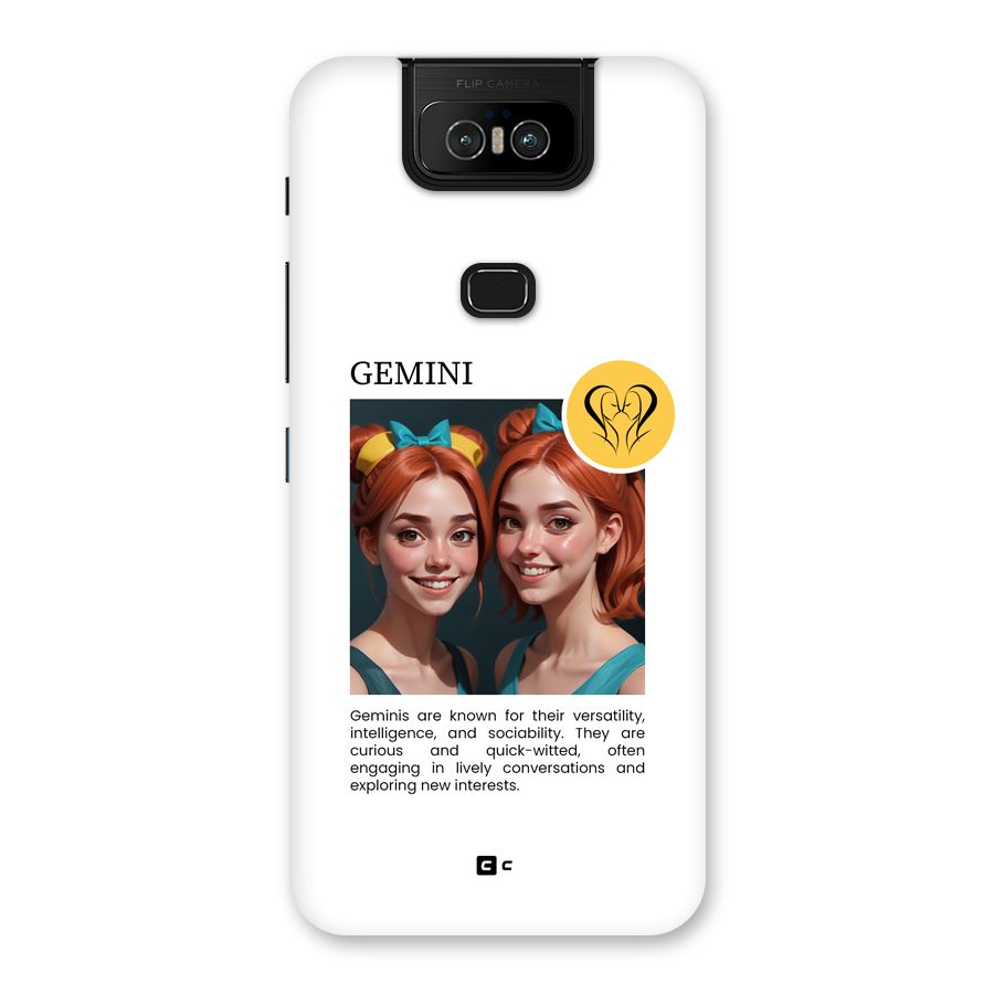 Golden Gemini Back Case for Zenfone 6z