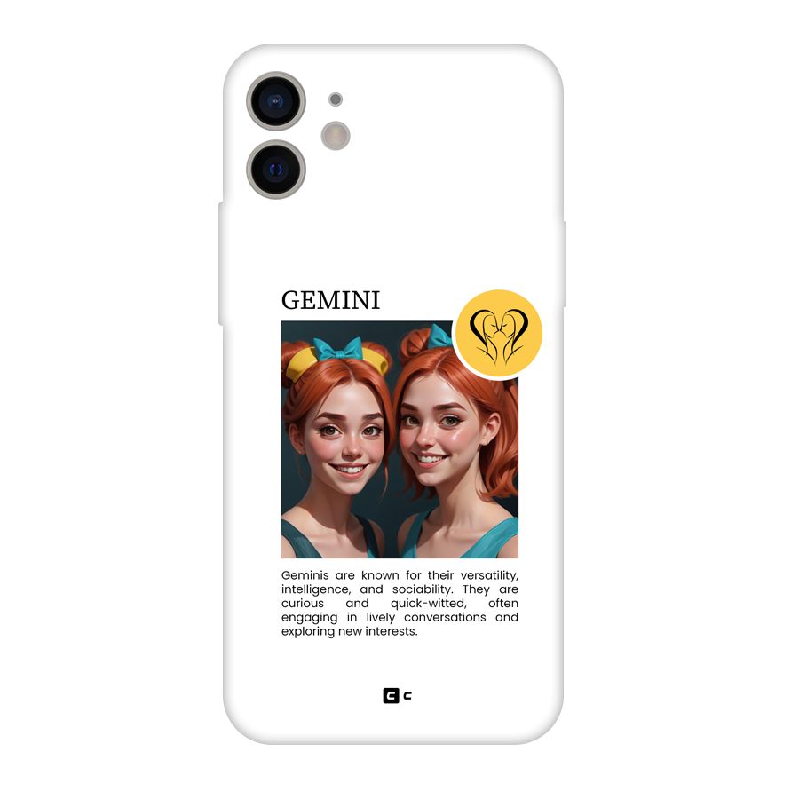 Golden Gemini Back Case for iPhone 11