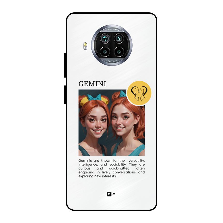 Golden Gemini Metal Back Case for Mi 10i