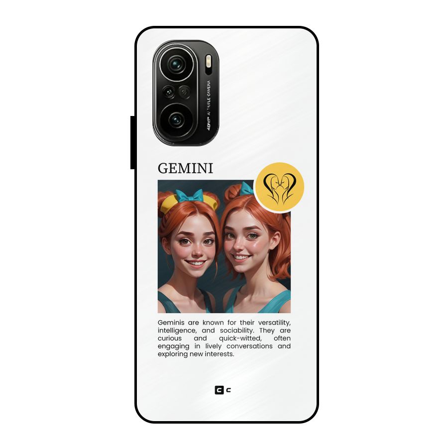 Golden Gemini Metal Back Case for Mi 11X Pro