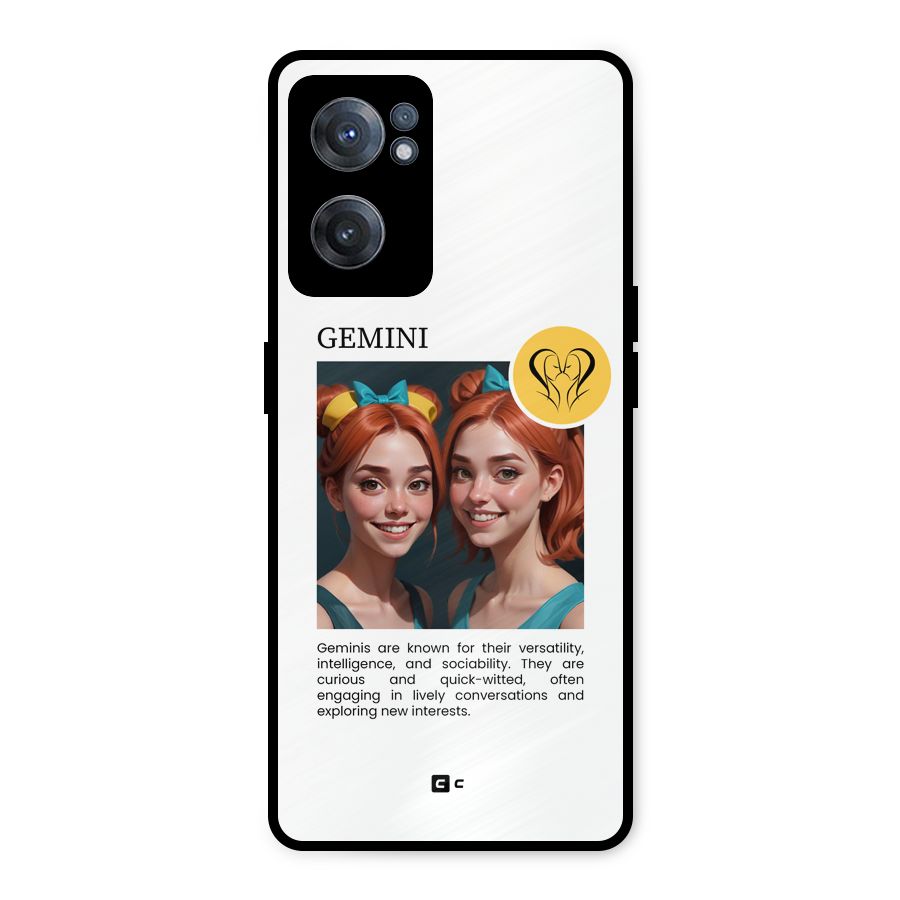 Golden Gemini Metal Back Case for OnePlus Nord CE 2 5G