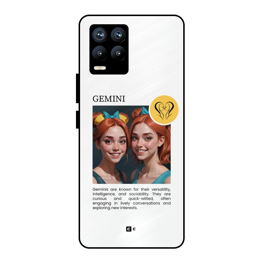 Golden Gemini Metal Back Case for Realme 8 Pro