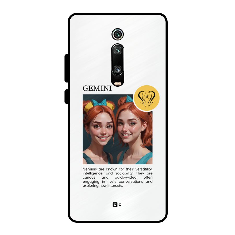 Golden Gemini Metal Back Case for Redmi K20
