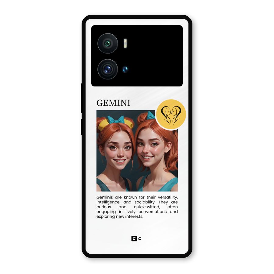 Golden Gemini Metal Back Case for iQOO 9 Pro