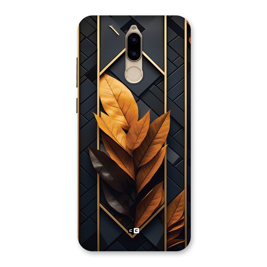 Golden Leaf Pattern Back Case for Honor 9i