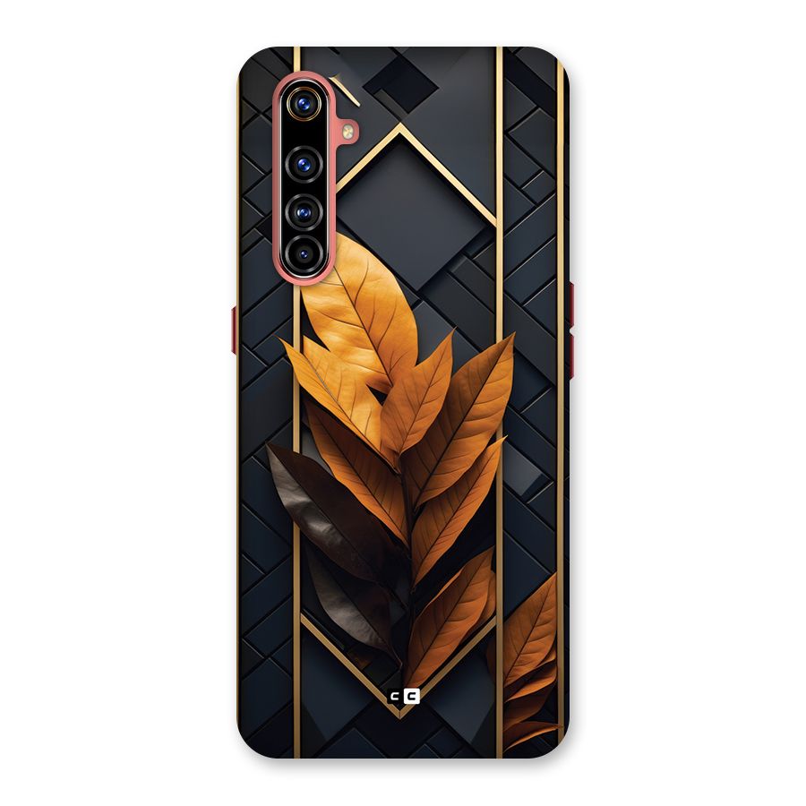 Golden Leaf Pattern Back Case for Realme X50 Pro