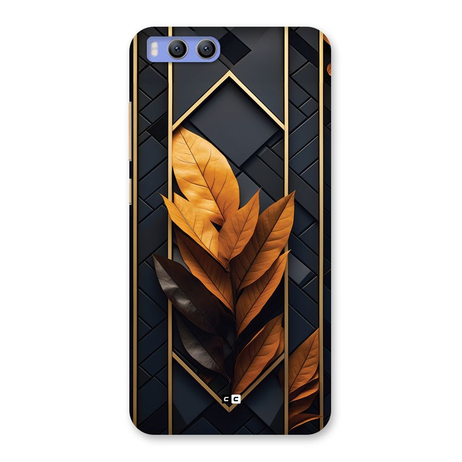 Golden Leaf Pattern Back Case for Xiaomi Mi 6
