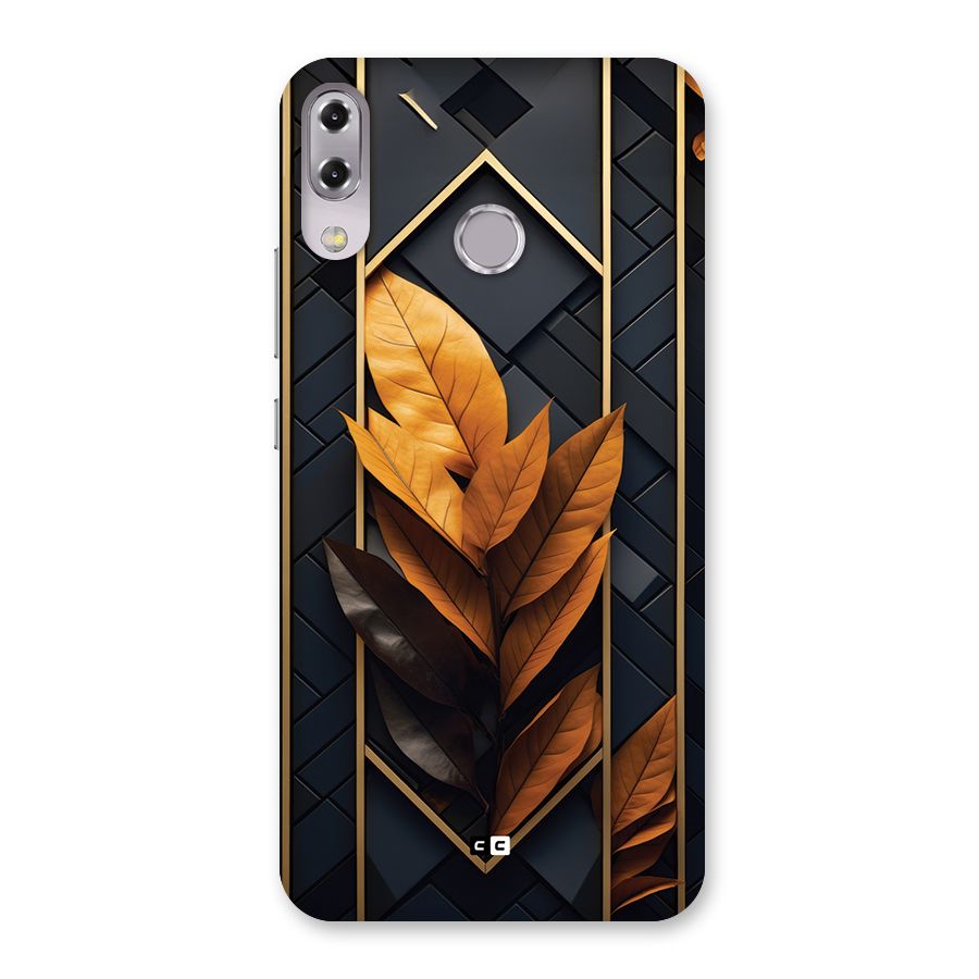 Golden Leaf Pattern Back Case for Zenfone 5Z