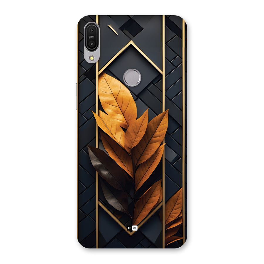 Golden Leaf Pattern Back Case for Zenfone Max Pro M1