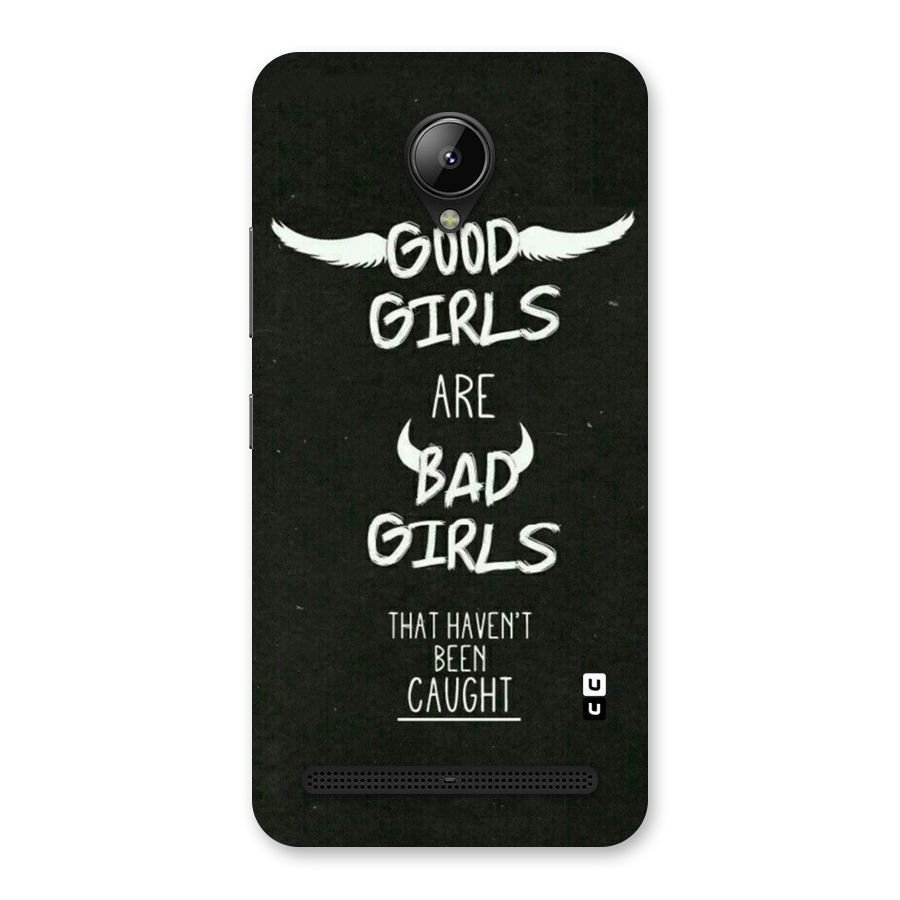 Good Bad Girls Back Case for Lenovo C2