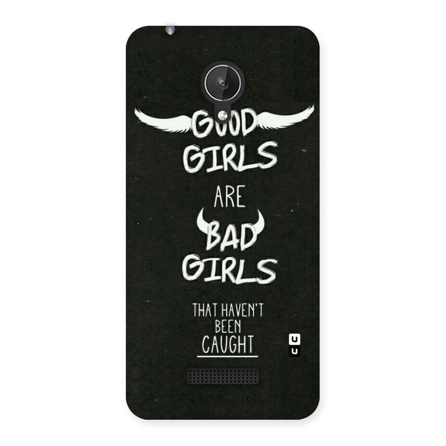 Good Bad Girls Back Case for Micromax Canvas Spark Q380