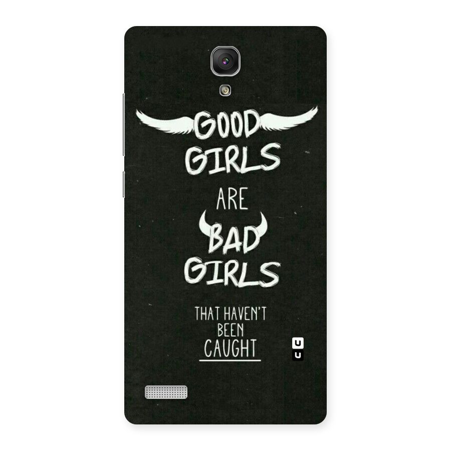 Good Bad Girls Back Case for Redmi Note Prime