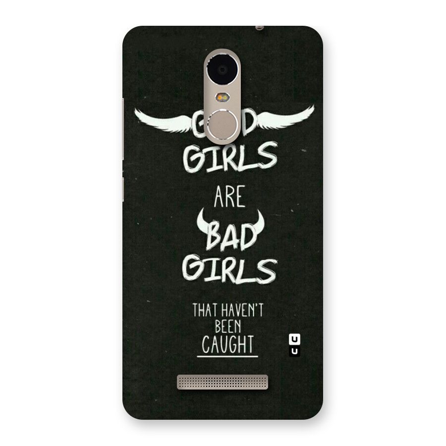 Good Bad Girls Back Case for Xiaomi Redmi Note 3