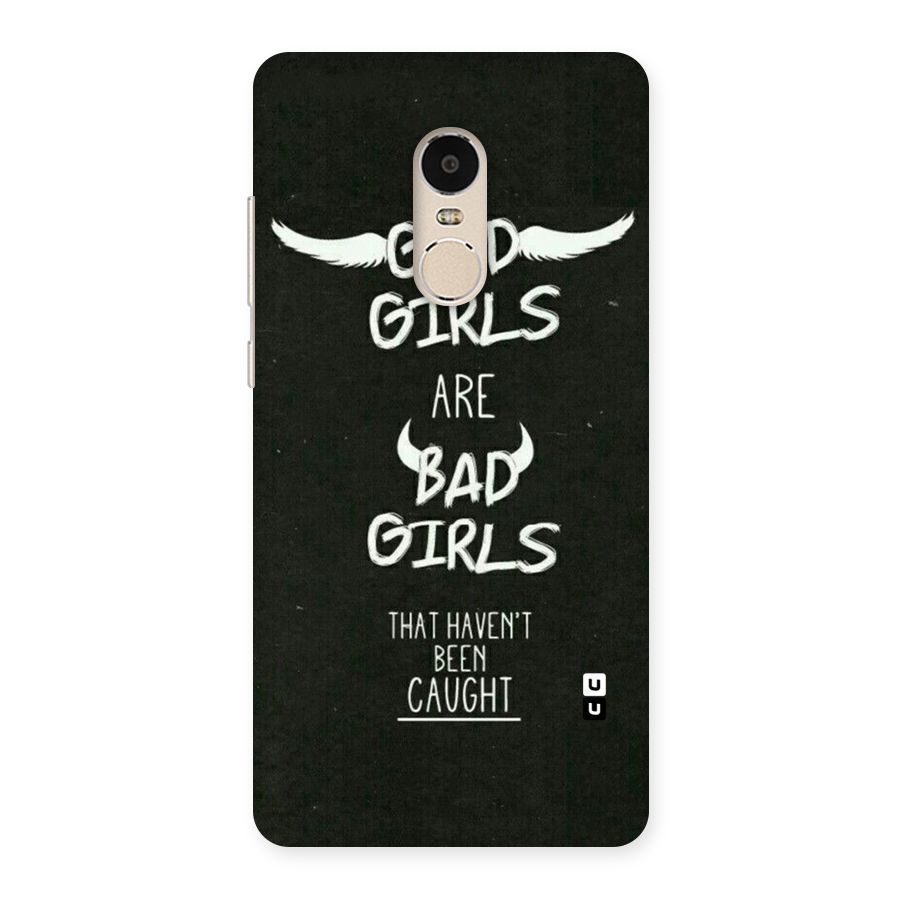 Good Bad Girls Back Case for Xiaomi Redmi Note 4