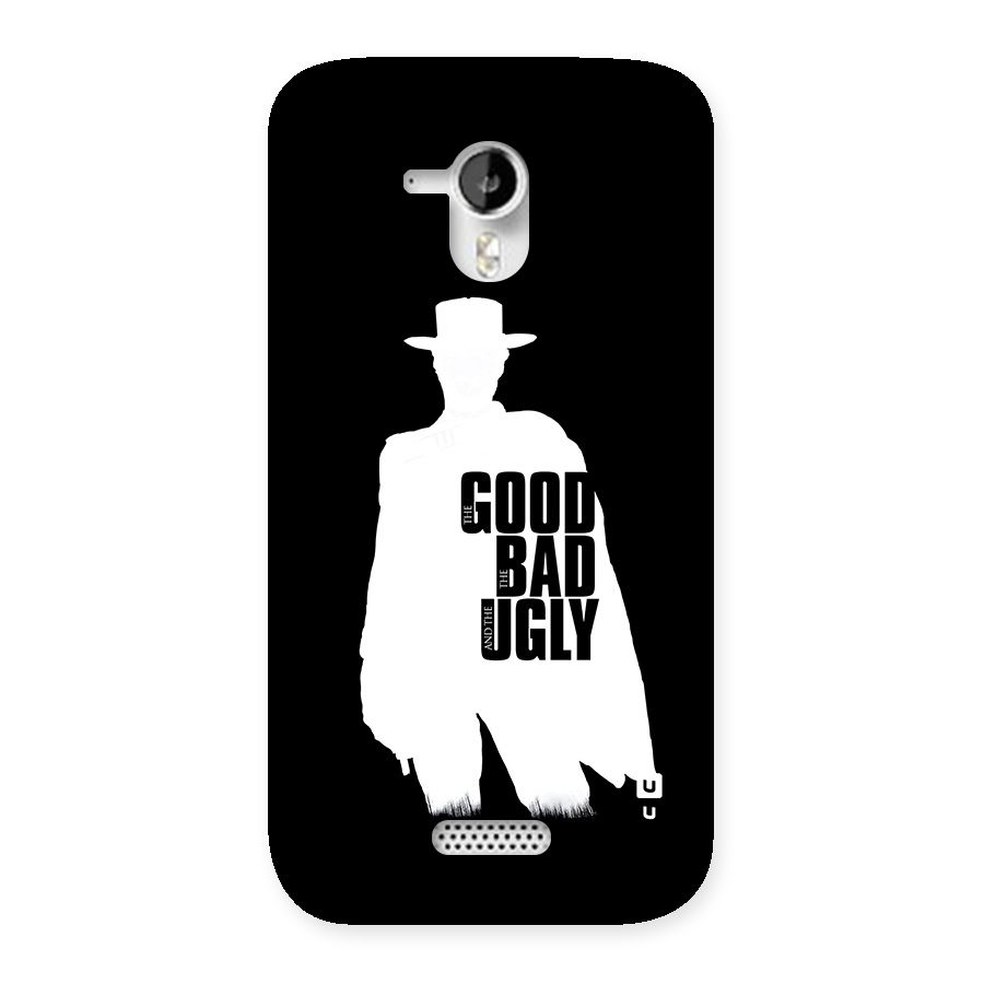 Good Bad Ugly Back Case for Canvas HD A116