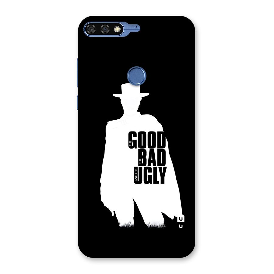Good Bad Ugly Back Case for Honor 7C