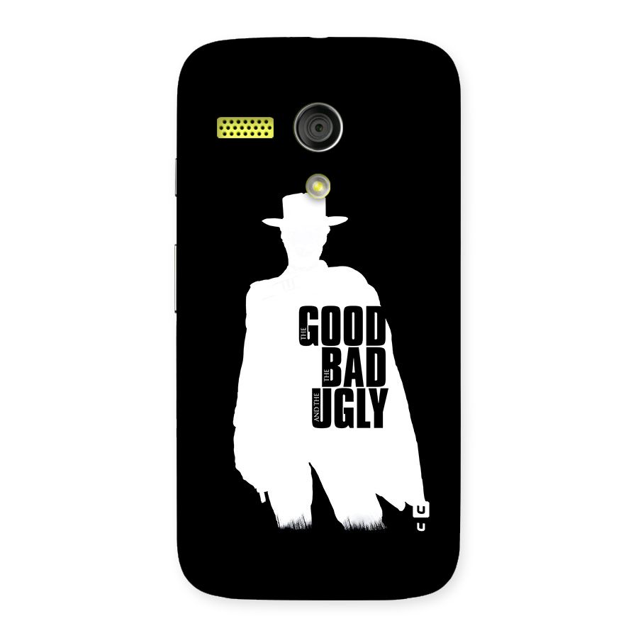 Good Bad Ugly Back Case for Moto G