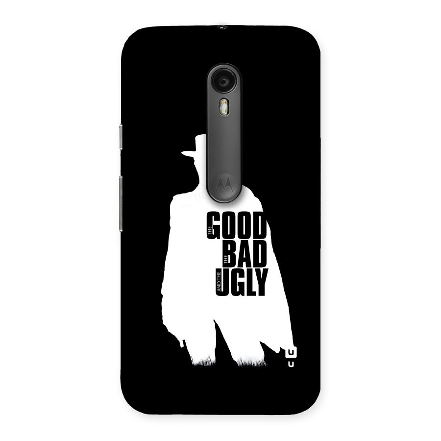 Good Bad Ugly Back Case for Moto G3